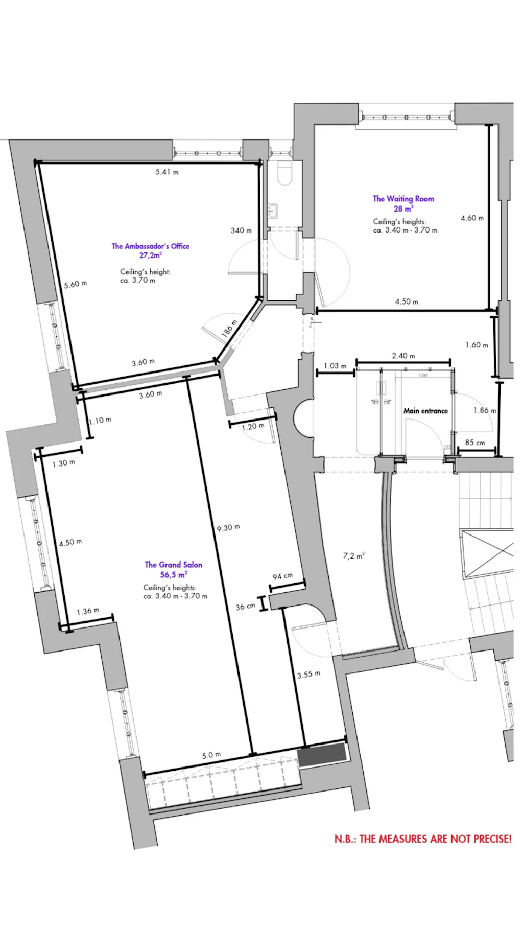 plan Ambassador's office